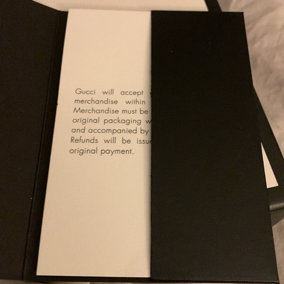 BRAND NEW GUCCI BLACK GUCCISSIMA CARD CASE - Picture 8 of 8